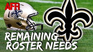 Saints Biggest Remaining Roster Needs  BEST New Orleans NFL Draft Pick  New Orleans Saints News [upl. by Lunette]