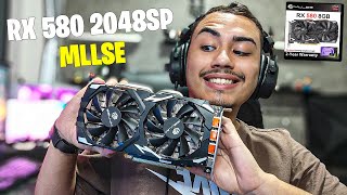 CHEGOU RX 580 DA MLLSE PELO REMESSA CONFORME UMA DAS MAIS FRIAS E BONITAS DO ALIEXPRESS  TESTES [upl. by Neryt]