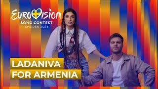 Ladaniva for Armenia 🇦🇲  Eurovision 2024 [upl. by Irpak]