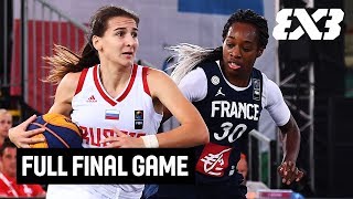 Russia v France  Womens Final  FIBA 3x3 U23 Nations League Final 2019 [upl. by Cathey]