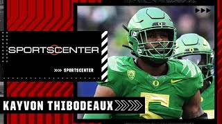 Kayvon Thibodeaux on declaring for the 2022 NFL Draft  SportsCenter [upl. by Engen]