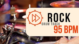 95 BPM  Rock Ballad Drum Beat  Backing Track 21 [upl. by Herve]