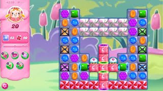 Candy Crush Saga LEVEL 4220 NO BOOSTERS new version [upl. by Giefer858]