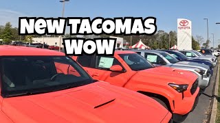 You Wont Believe The 2024 Tacomas At My Local Dealership [upl. by Broida726]