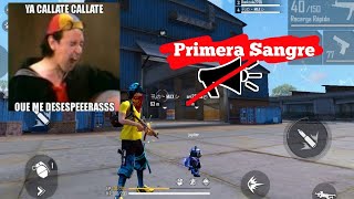 PRIMERA SANGRE Free Fire CON KING GAME PLAYGarenaFreeFireBrasil GarenaFreeFireIndonesia [upl. by Inirt]