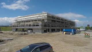 Timelapse nieuwbouw MBO College Poort [upl. by Yancy150]