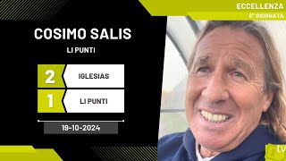 Cosimo Salis allenatore Li Punti 19102024  Diario Sportivo [upl. by Aliuqa]