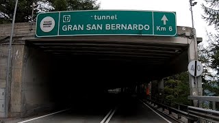 Tunneldurchfahrt Grosser Sankt Bernhard  Italien  Schweiz [upl. by Leind]