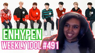 I LOVE THIS SHOW  Enhypen on Weekly Idol 491 ENG SUB Reaction [upl. by Eva]