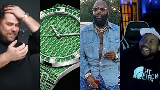 DJ Akademiks Reacts to Rick Ross responding to Watch Expert Nico Leonard saying his watch is Fake [upl. by Nuy]