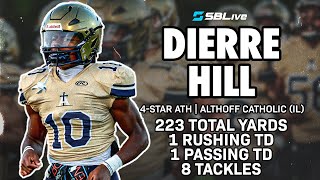 IS DIERRE HILL THE TRAVIS HUNTER OF 2025│DO IT ALL 4⭐️ PASSES RUNS CATCHES amp TACKLES 🏈 [upl. by Ahsielat]