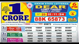 NAGALAND Lottery SAMBAD DEAR EVENING 1 PM RESULT TODAY 05112024 STATE DEAR LOTTER [upl. by Yesnek]