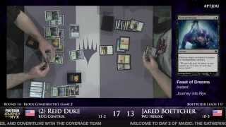 Pro Tour Journey into Nyx  Round 14 Block  2 Reid Duke vs Jared Boettcher [upl. by Asiul577]