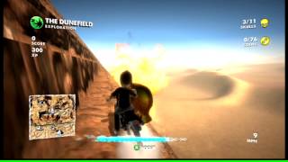 Motocross Madness XBLA  Dunfield Skull LocationsGuide [upl. by Flosser974]