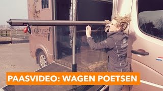 Paaseieren zoeken en wagen poetsen  PaardenpraatTV [upl. by Jenette]