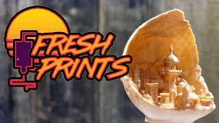 Fresh Prints  3D Print Moon City Timelapse [upl. by Frechette274]