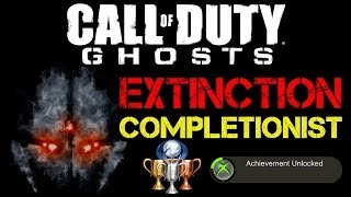 CoD Ghosts Extinction quotCompletionistquot Achievement  Trophy Guide  All challenges amp escape [upl. by Nive20]