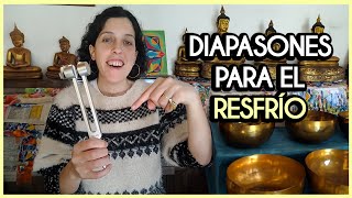 ¿Cómo usar diapasones terapéuticos para mejorar un resfrío 🤧terapiavibracional [upl. by Anastice]