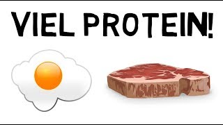 Lebensmittel mit viel Protein – Eiweißhaltige Lebensmittel [upl. by Aynosal406]