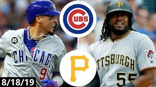 Chicago Cubs vs Pittsburgh Pirates Highlights  Little League Classic  August 18 2019 [upl. by Gnilrac]