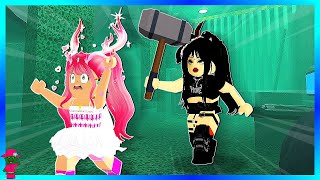 RUNNING FROM A BEAST IN THE SEWERS Roblox Flee The Facility [upl. by Edurtreg]