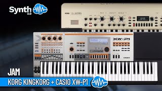 KORG KINGKORG  CASIO XWP1  Jam [upl. by Tudela]