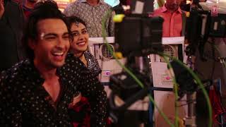 Making Of Dholida Video  LOVEYATRI  Aayush Sharma  Warina Hussain [upl. by Ikkela95]