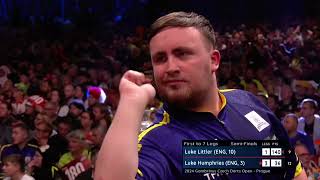 CLASSIC  Luke Humphries vs Luke Littler  Czech Darts Open 2024 🎯 [upl. by Ledif]