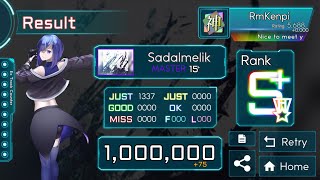 【TAKUMI³】 Sadalmelik Master 15 理論値 [upl. by Midian465]