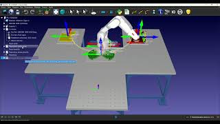 Practica 1 Programación de trayectorias básicas en ROBODK [upl. by Ahsa]