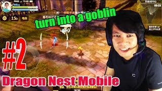 Dragon Nest Mobile story quest turn into a GOBLIN [upl. by Llahsram]