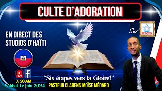 Culte dAdoration live sur MEODH Haïti Past Clarens M Medard 1e Juin 2024 [upl. by Ecnerat]