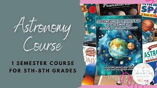 NEW Homeschool Astronomy Course for the Middle School Grades  LiteratureBased Course about Space [upl. by Ahter]