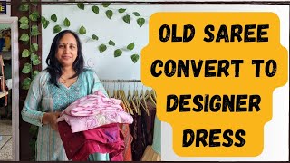 Reuse Old Saree  Saree Reuse Idea  Reuse Saree  old saree reuse idea part 7  youtubevideos [upl. by Aicineohp881]