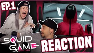 SQUID GAME  THE CHALLENGE è pazzesco 😱  Reaction PRIMA PUNTATA ⭕️ [upl. by Libby491]