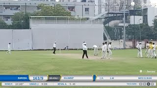 Baroda vs Gujarat live cricket match [upl. by Otsugua]