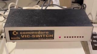 Handic “VICSwitch” 8port serial switch for Commodore computers — watch me demo it [upl. by Ima869]