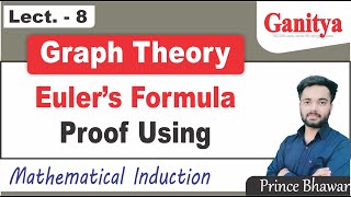 Eulers Formula in Graph Theory proof  Discrete Mathematics  Ganitya [upl. by Einnov515]