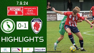 HIGHLIGHTS  Biggleswade Town 0  1 Bromsgrove Sporting [upl. by Cointon]