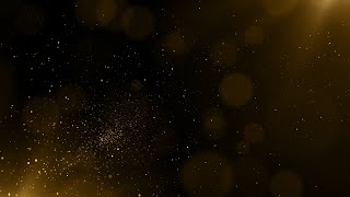 Golden Dust Particles Animation Background video  4K Gold Dust [upl. by Gaultiero222]