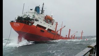 Top 10 ships in storm Giant Monster Waves You Need To See [upl. by Halland714]