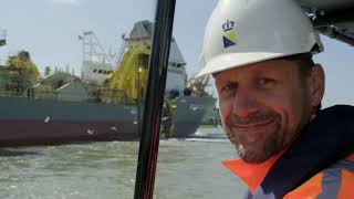 Boskalis Nederland project Nieuwe Waterweg met Johan van der Vorm [upl. by Ibbetson]