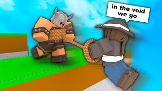 I trolled everyone with the LASSO in Roblox Bedwars [upl. by Hines]