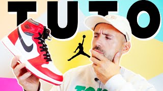 COMMENT LACER SES NIKE AIR JORDAN  LE TUTO SIMPLE ET RAPIDE [upl. by Intruok]