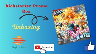 Marvel United XMen Kickstarter Promo Box Unboxing [upl. by Outlaw666]