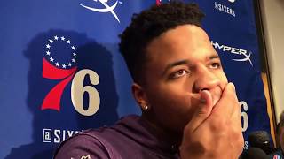 Markelle Fultz on his shoulder injury [upl. by Atikcir492]