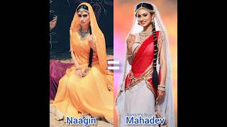 Similar Naagin PART 5 Naagins have similar look in naagin serial from their other serials [upl. by Rawdin]