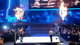 Kane and Undertaker entrance Philadelphia Smackdown 111709 [upl. by Harmonie]