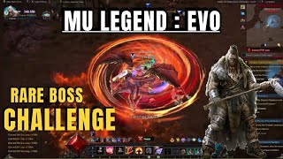 MU Legend  EVO  Rare Boss challenge  Fight Gameplay [upl. by Hama]