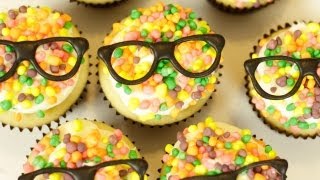 HOW TO MAKE CHAMPAGNE CUPCAKES  NERDY NUMMIES [upl. by Anitra]